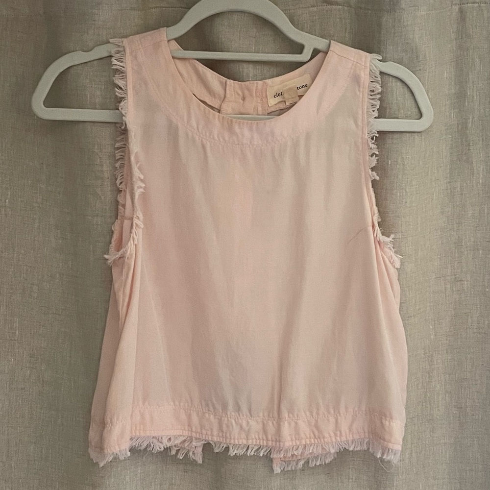 Cloth &Stone Bella Dahl Blush Pink Tank Top